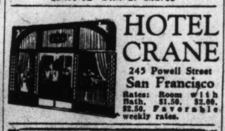 Hotel Crane, San Francisco