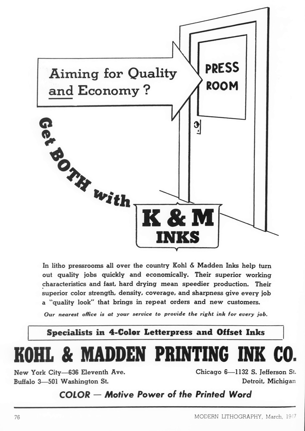 Kohl & Madden Ink Company Plant, Chicago