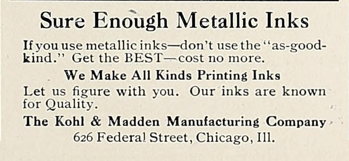 Kohl & Madden Ink Company Plant, Chicago