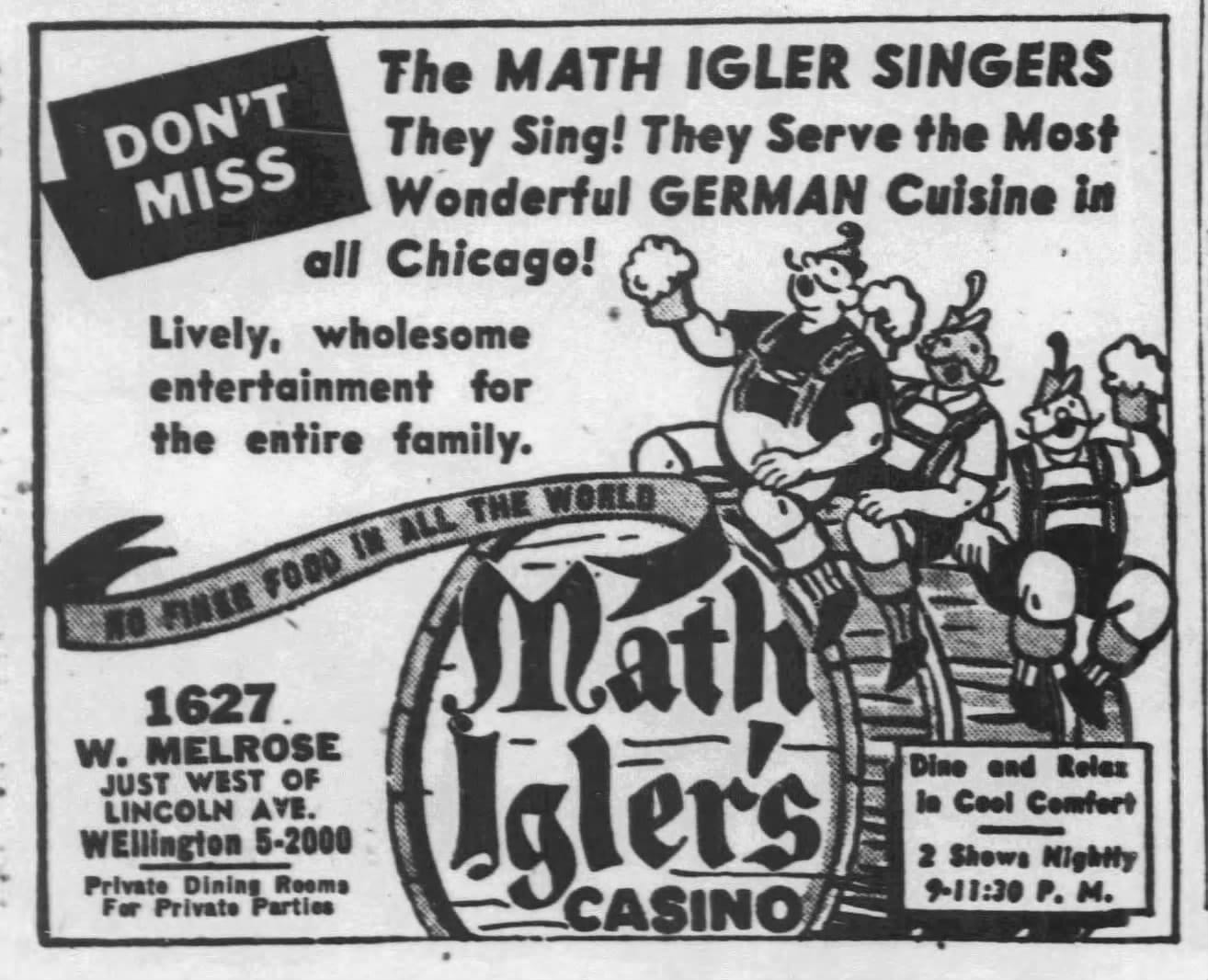 Math Igler's Casino, Chicago